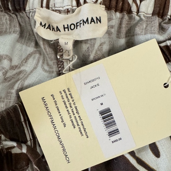 ❌SOLD OUT❌ MARA HOFFMAN Finn printed hemp shirt and straight-leg pants (SET) - Picture 15 of 16